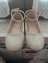 Ballerine oro bambina n 34