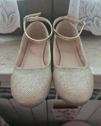 Ballerine oro bambina n 34