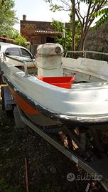 barca open 4,5 MT con carrello