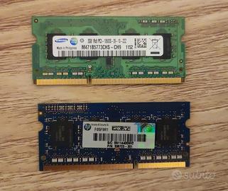 Coppia di RAM (Samsung e Hynix) da 2 GB cad
