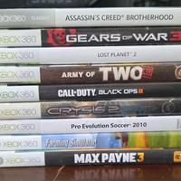 xbox 360 lotto di 9 giochi 