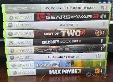 xbox 360 lotto di 9 giochi 