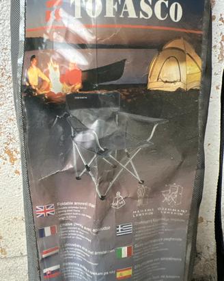 sedie da campeggio pieghevoli