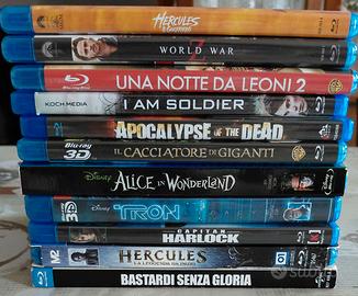 Blu ray lotto Disney, Tron,Alice in Wonderland ecc
