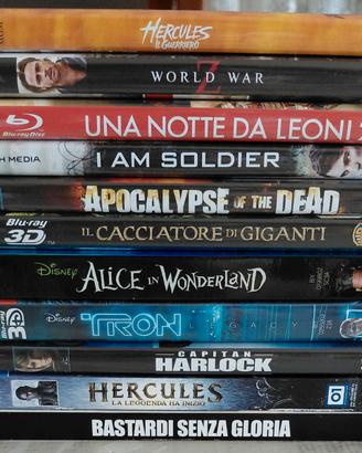 Blu ray lotto Disney, Tron,Alice in Wonderland ecc