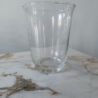 Vaso in vetro trasparente 