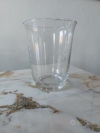 Vaso in vetro trasparente 