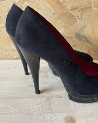 Scarpe tacco nere