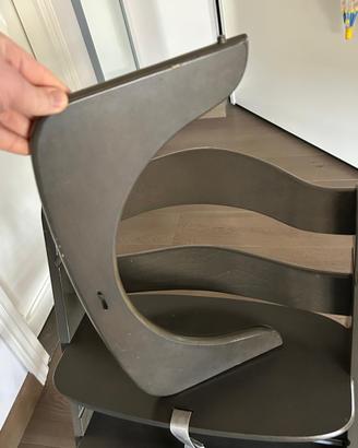 Seggiolone in legno evolutivo