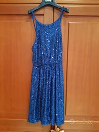 vestito blu elettrico 