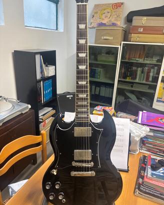 Epiphone SG Ebony mancina castomizzata
