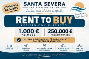 Santa Severa – Villino arredato con giardino 