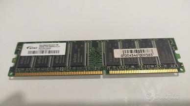 3 Pezzi RAM DDR 512 MB assortite