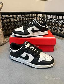 Nike Dunk Low Panda 40.5 Nere Bianche Nuove