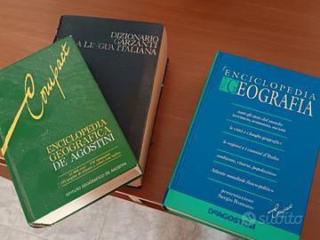 tris enciclopedia geografia e dizionario italiano 