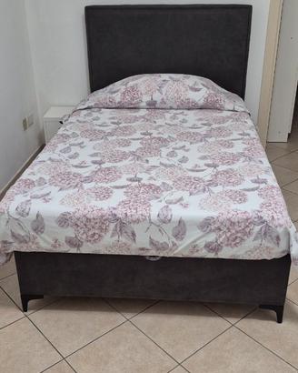 Letto 1 piazza e mezza con cassone +materasso