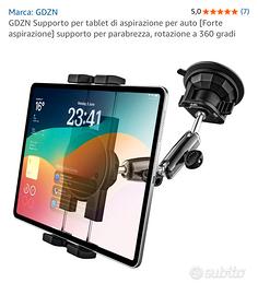Supporto Tablet a Ventosa per Auto GDZN