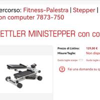 Kettler ministeppercon computer 7873-750