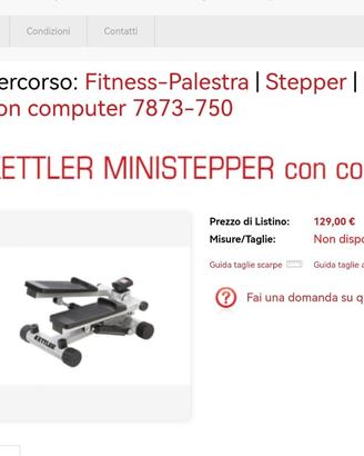 Kettler ministeppercon computer 7873-750