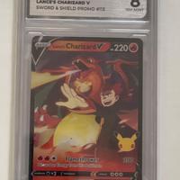 Carta Pokémon CHARIZARD V Di LANCE Promo 25th Gran
