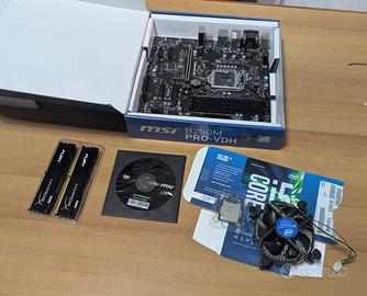 Componenti per PC, i5 6500, MSI B250M pro, 16 ddr4