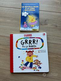 2 libri bimbi - Nuvola Olga + GRRR fa la rabbia