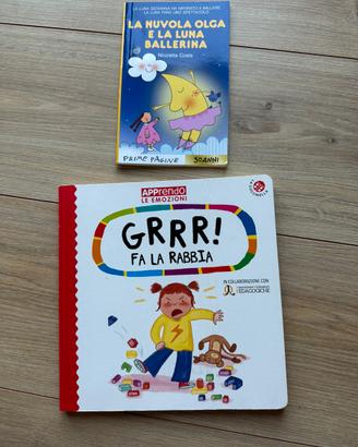 2 libri bimbi - Nuvola Olga + GRRR fa la rabbia