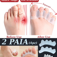 2 paia Separatori tutte le dita dei Piedi *NUOVI*