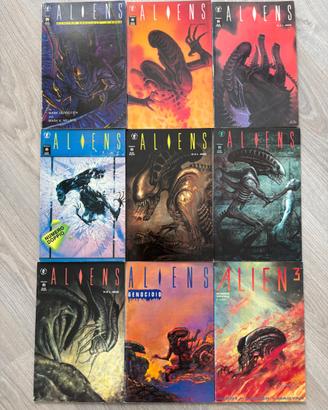 Lotto 9 Fumetti ALIENS (Play Press, anni '90)