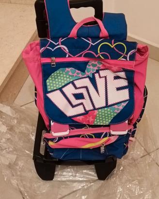 Zaino Seven J con trolley per scuola elementare