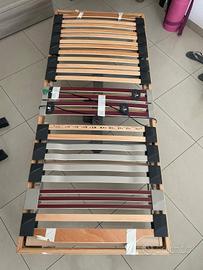 letto singolo con rete meccanica 