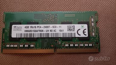 RAM 4 GB ddr4