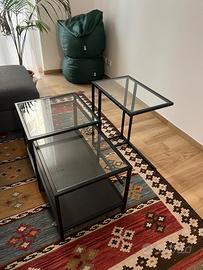 Set di tavolini da Caffè vetro/metallo - Ikea