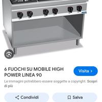 fornello 6 fuochi