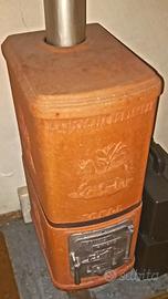 stufa in terracotta