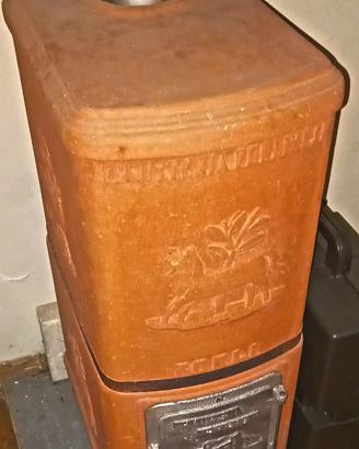 stufa in terracotta