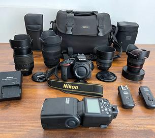 obiettivi per Nikon , flash .