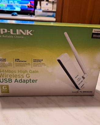 Tp-Link Scheda Wireless G Usb Adapter 54Mbps