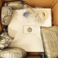 Lavabo da incasso quadrato Alape bianco