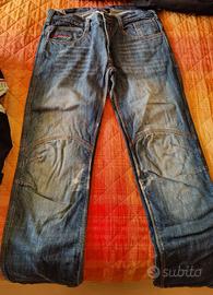 Jeans moto uomo taglia 48