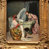 IACOVACCI FRANCASCO  DIPINTO OLIO SU TAVOLA 26X36