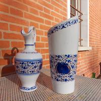 ceramica di faenza- brocca con vaso 