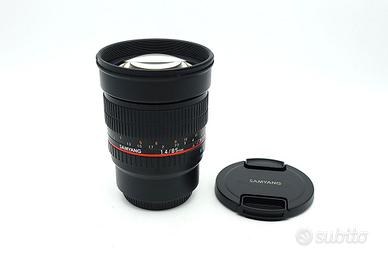 SAMYANG 85mm F/1.4 per Micro 4/3