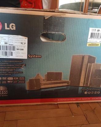 impianto  audio video LG 