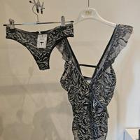 Body glitter tezenis - Set completo body e slip