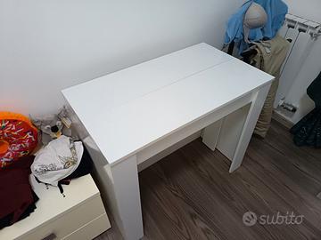 Console allungabile bianca 