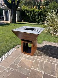 Barbecue Professionale a Legna