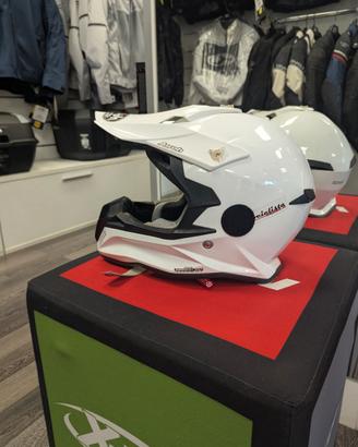 Casco da Cross Enduro Airoh Terminator S Bianco