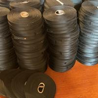 Nastro doppio raso nero - Merceria