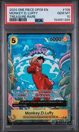 One Piece PSA 10 D. Brothers: Luffy & Ace - OP08
 